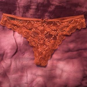 Victoria secret lace thong size medium